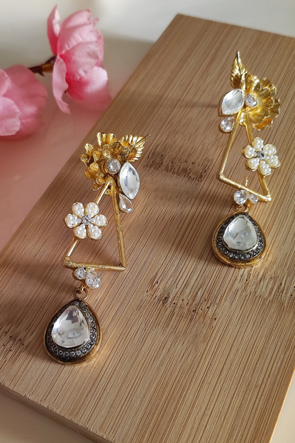 Unleash Your Dreams Polki Statement Earring