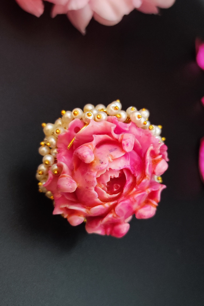 Jade Rose statement ring