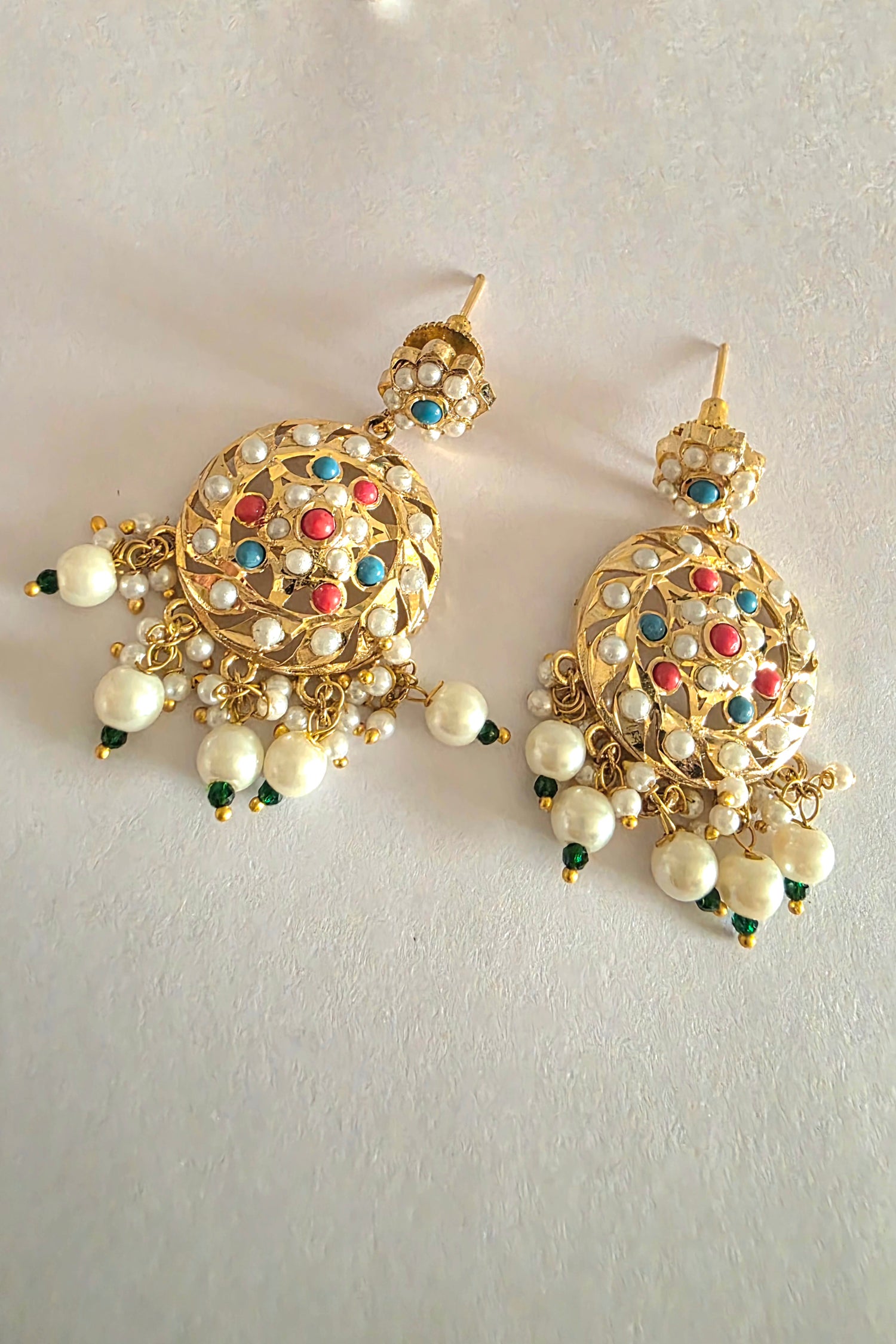 Naaz coral pendant set