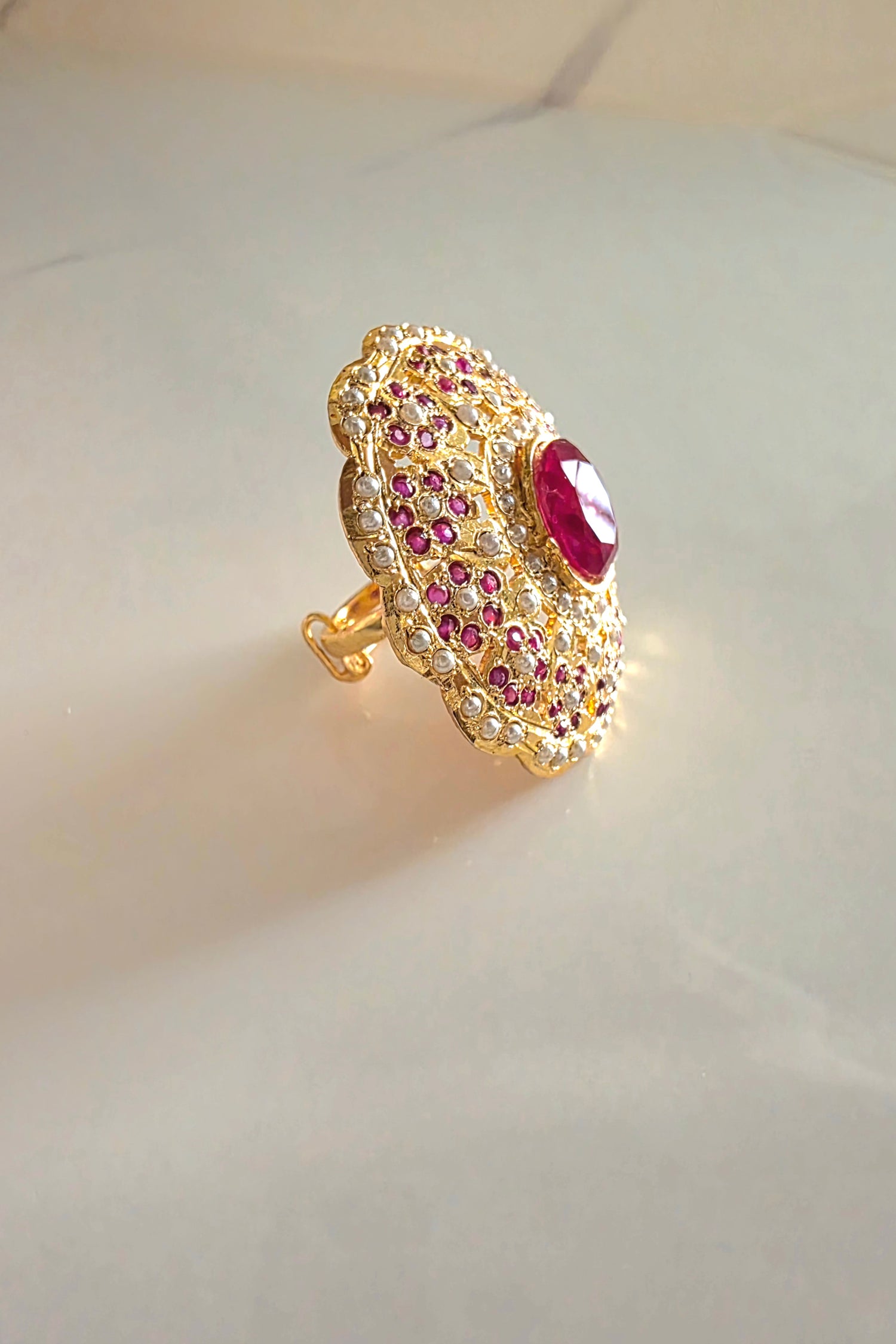 Gulaab statement ring