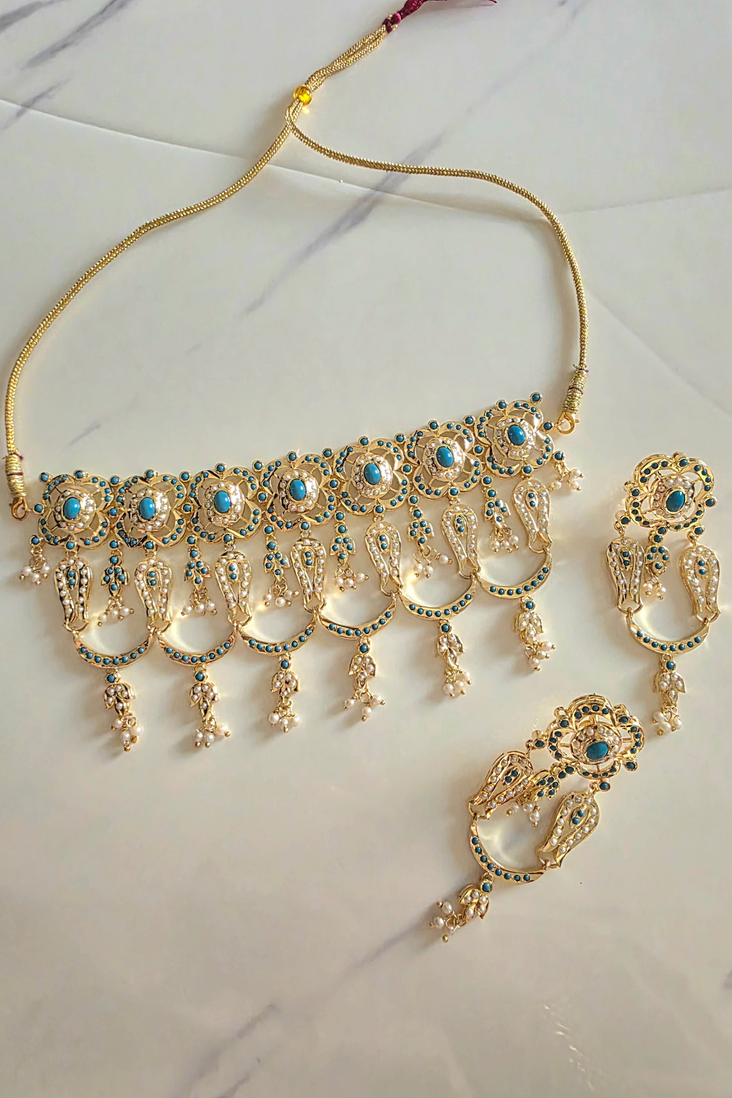 Firozé choker set