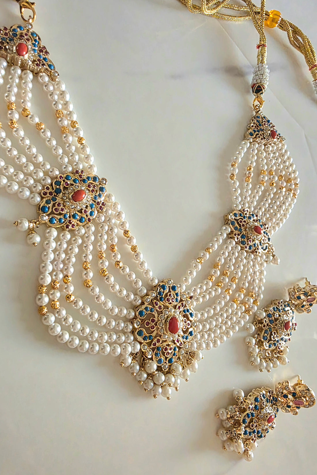 Noorain coral combo set