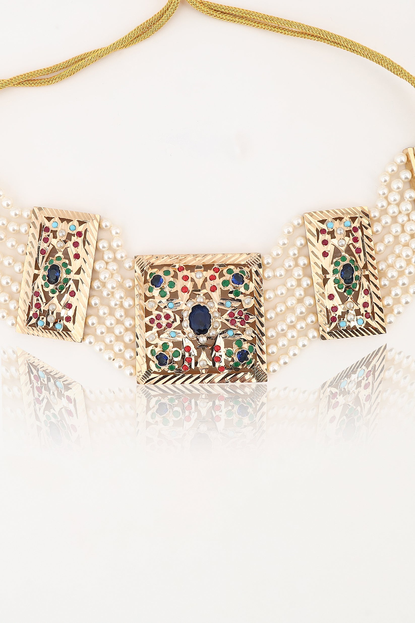 Maheen Jadau choker set