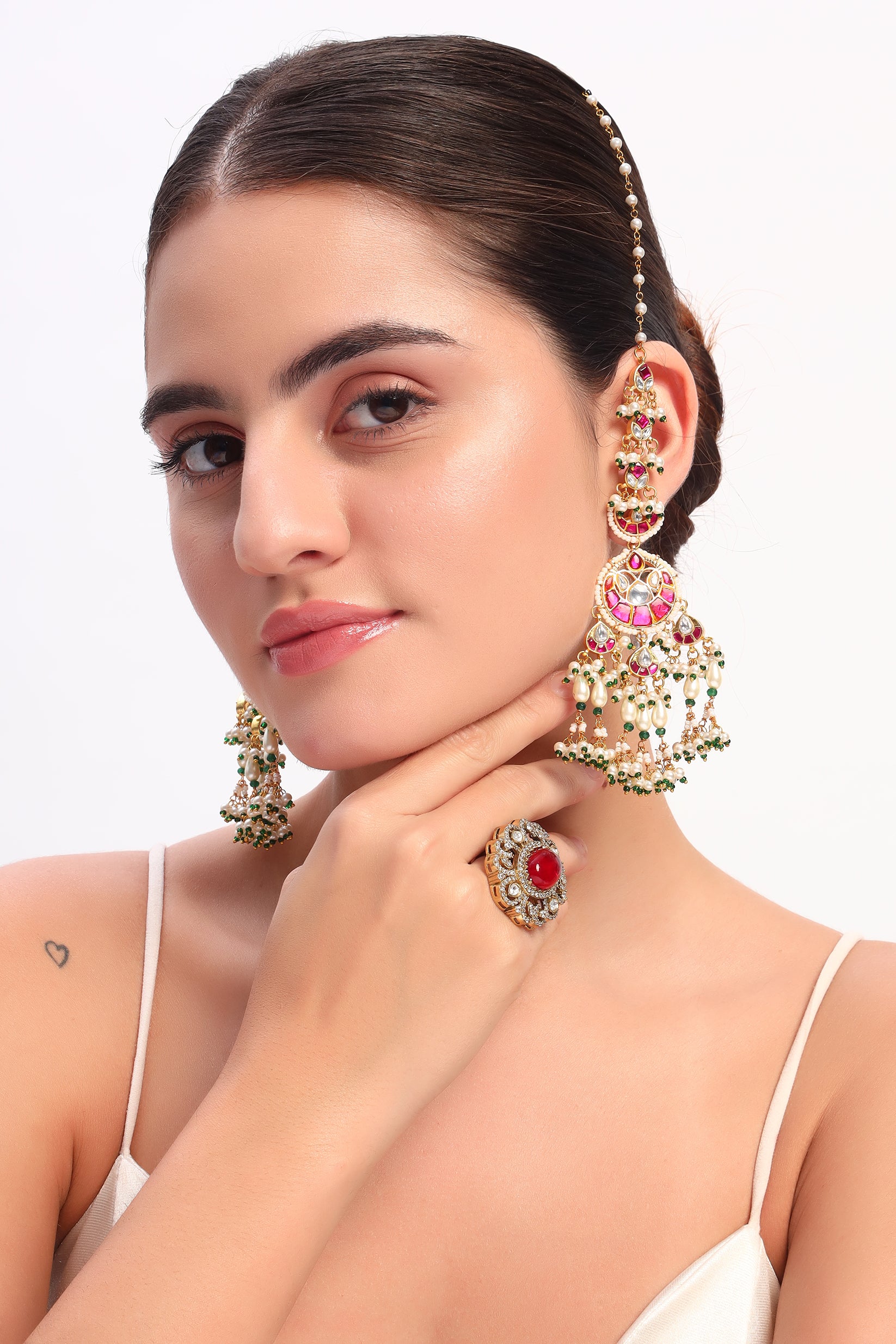 Khwaab statement kundan earrings