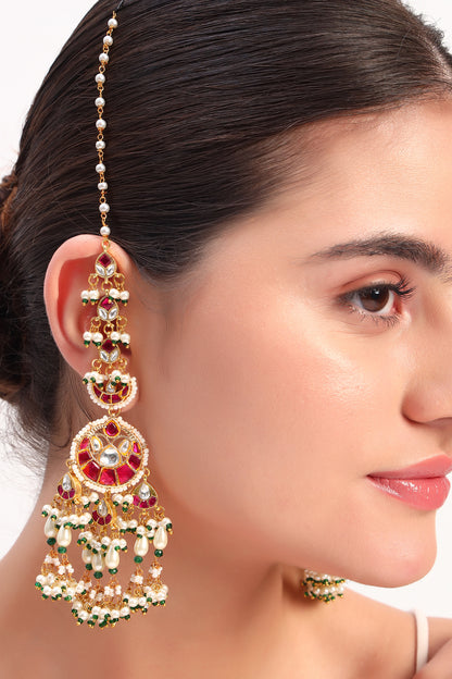 Khwaab statement kundan earrings