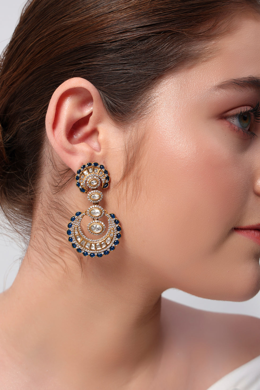 Kim saphire earrings