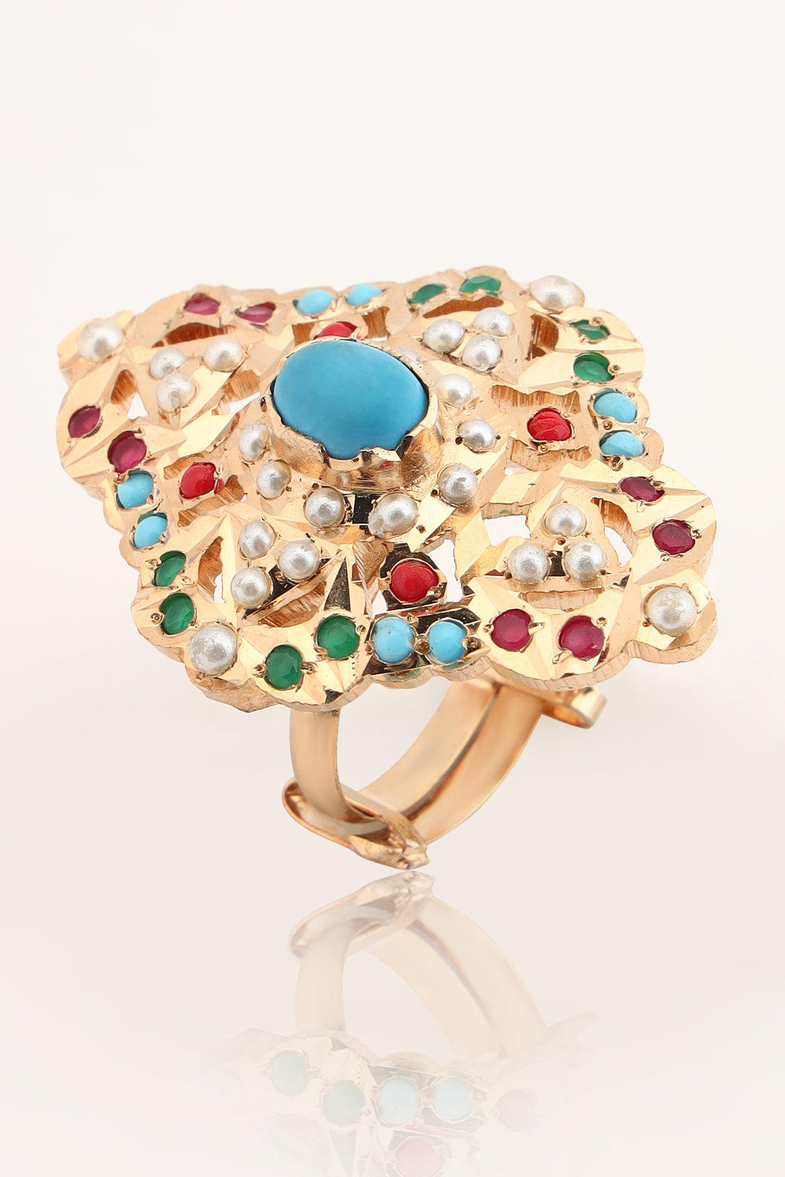 Maheen Jadau finger ring