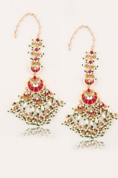 Khwaab statement kundan earrings