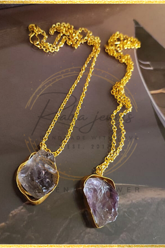 Rhythm Amethyst Statement Pendant