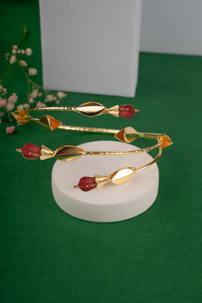 Inaaya Rose Red Openable Bracelet