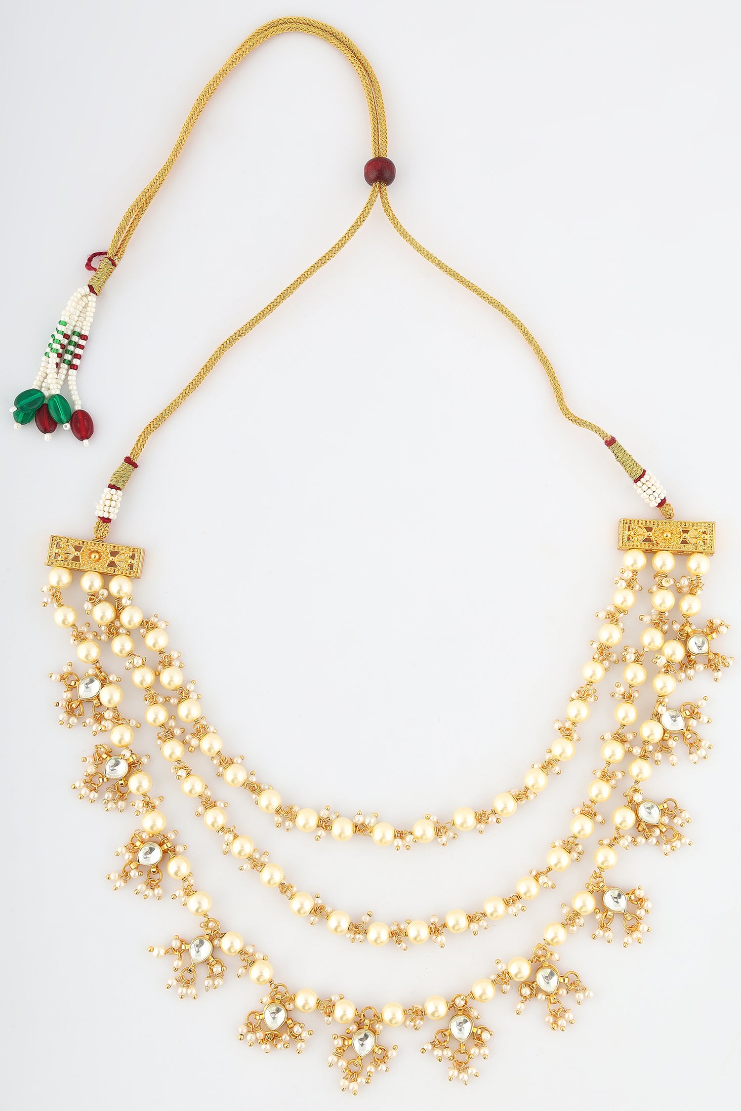 Noorain layer kundan combo set