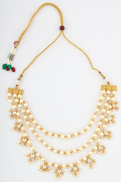 Noorain layer kundan combo set