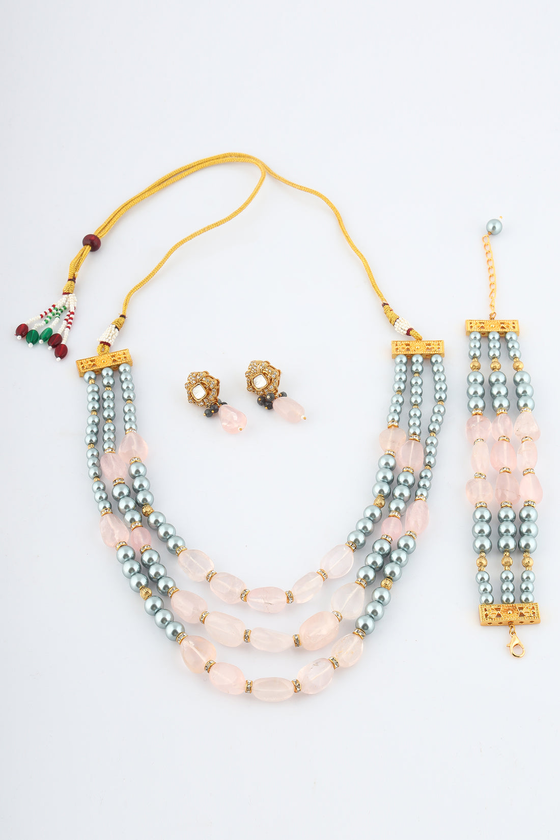 Rose quartz combo set