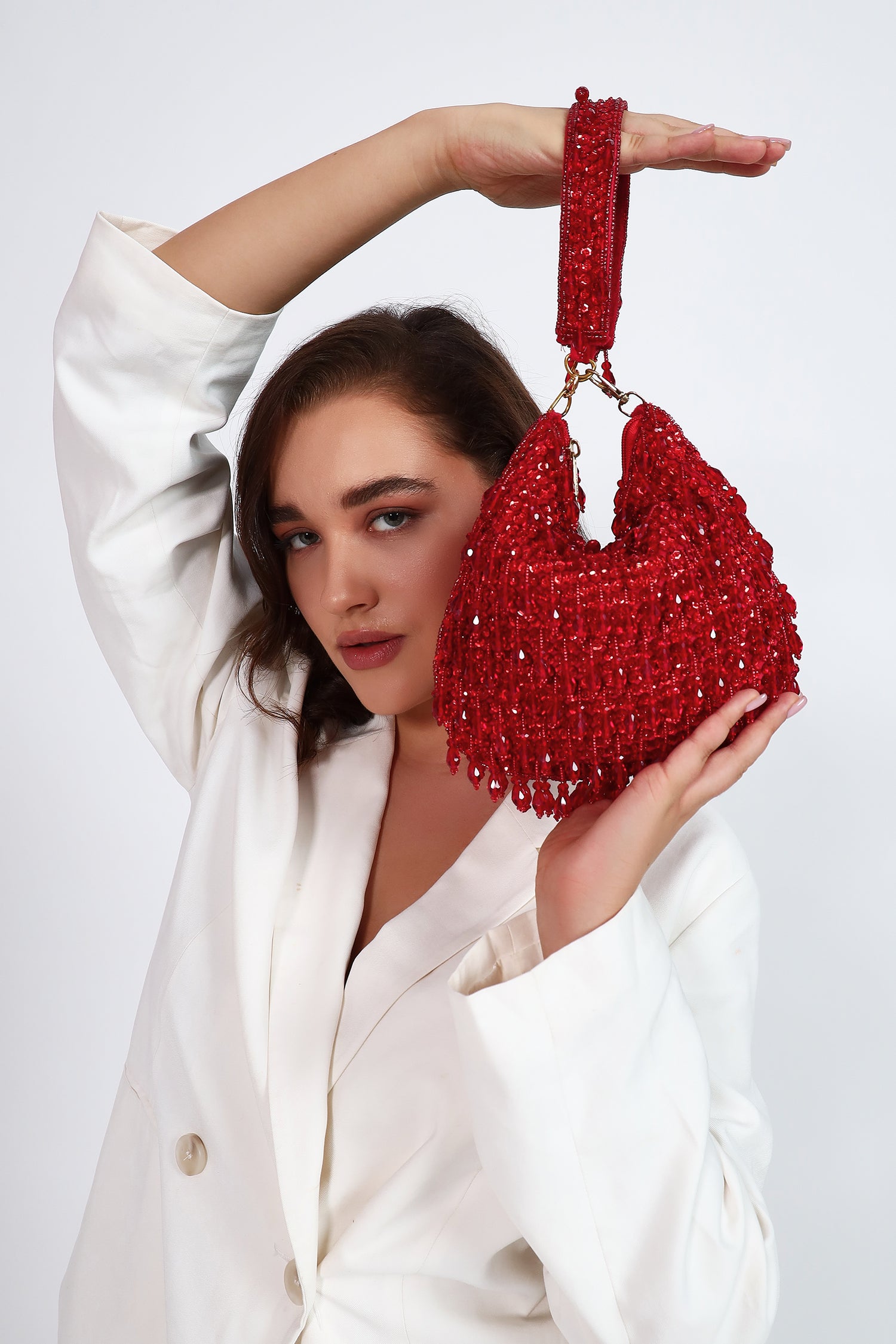 Ida crystal moon bag