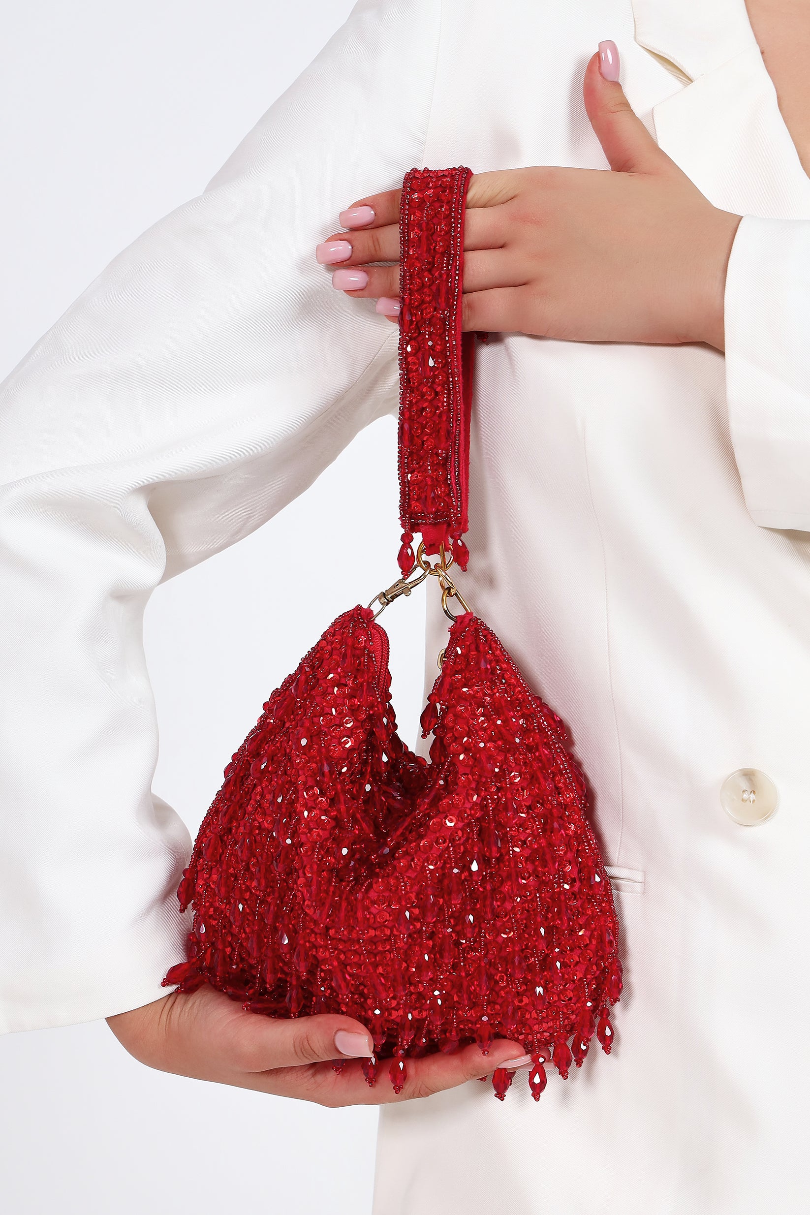 Ida crystal moon bag