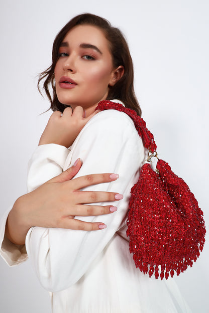 Ida crystal moon bag