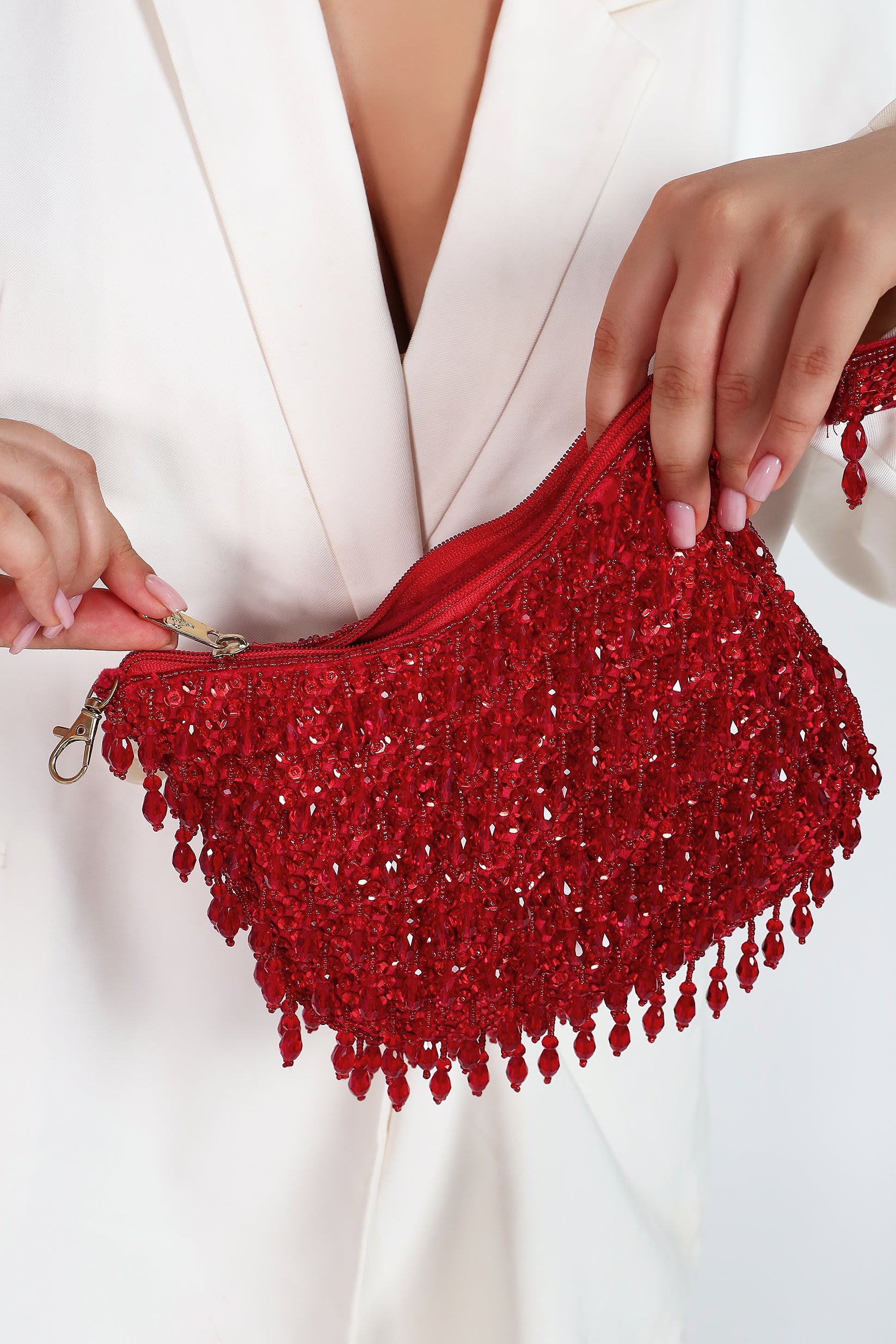 Ida crystal moon bag