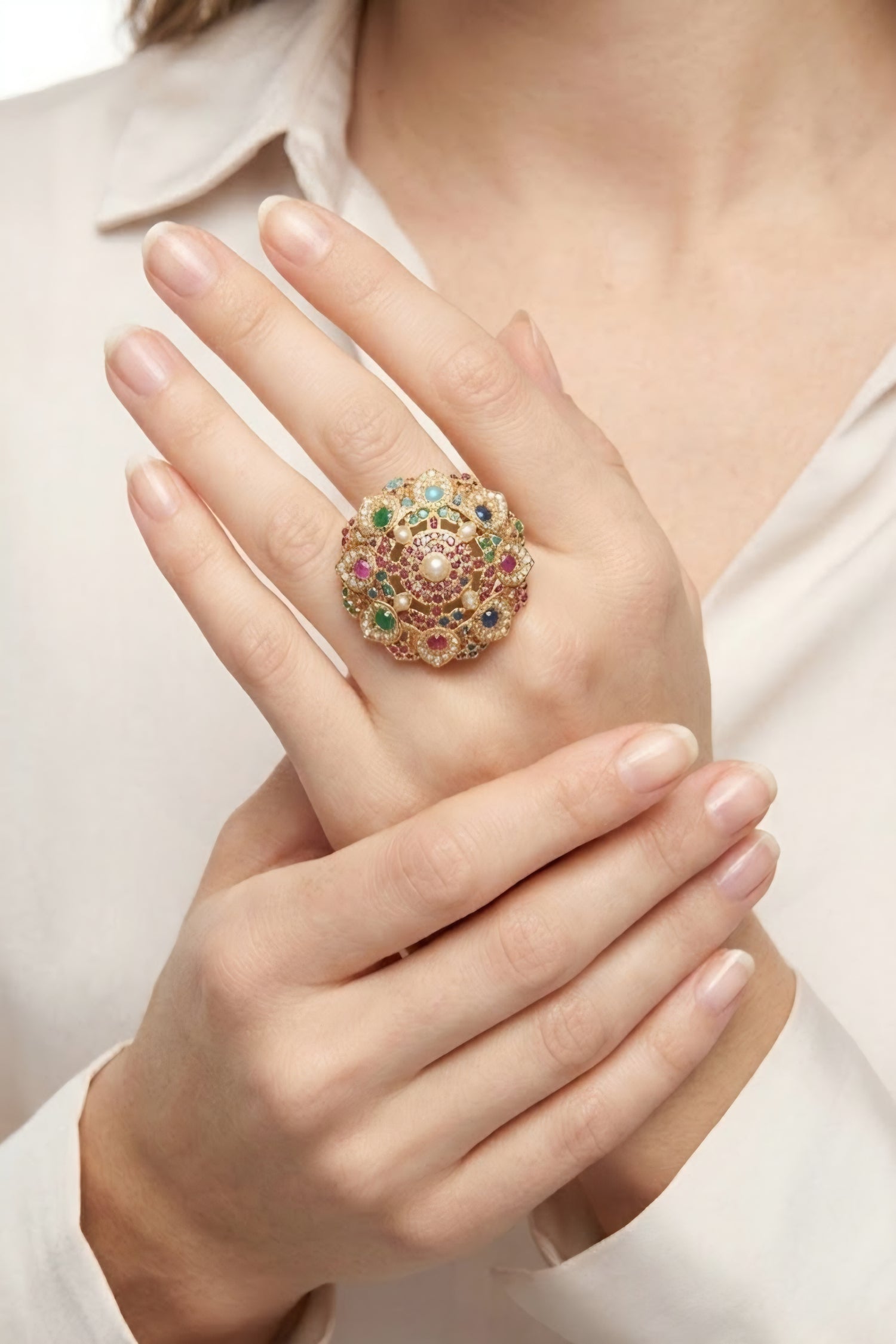 Gul-e-Zehra ring ,Single pc included only
