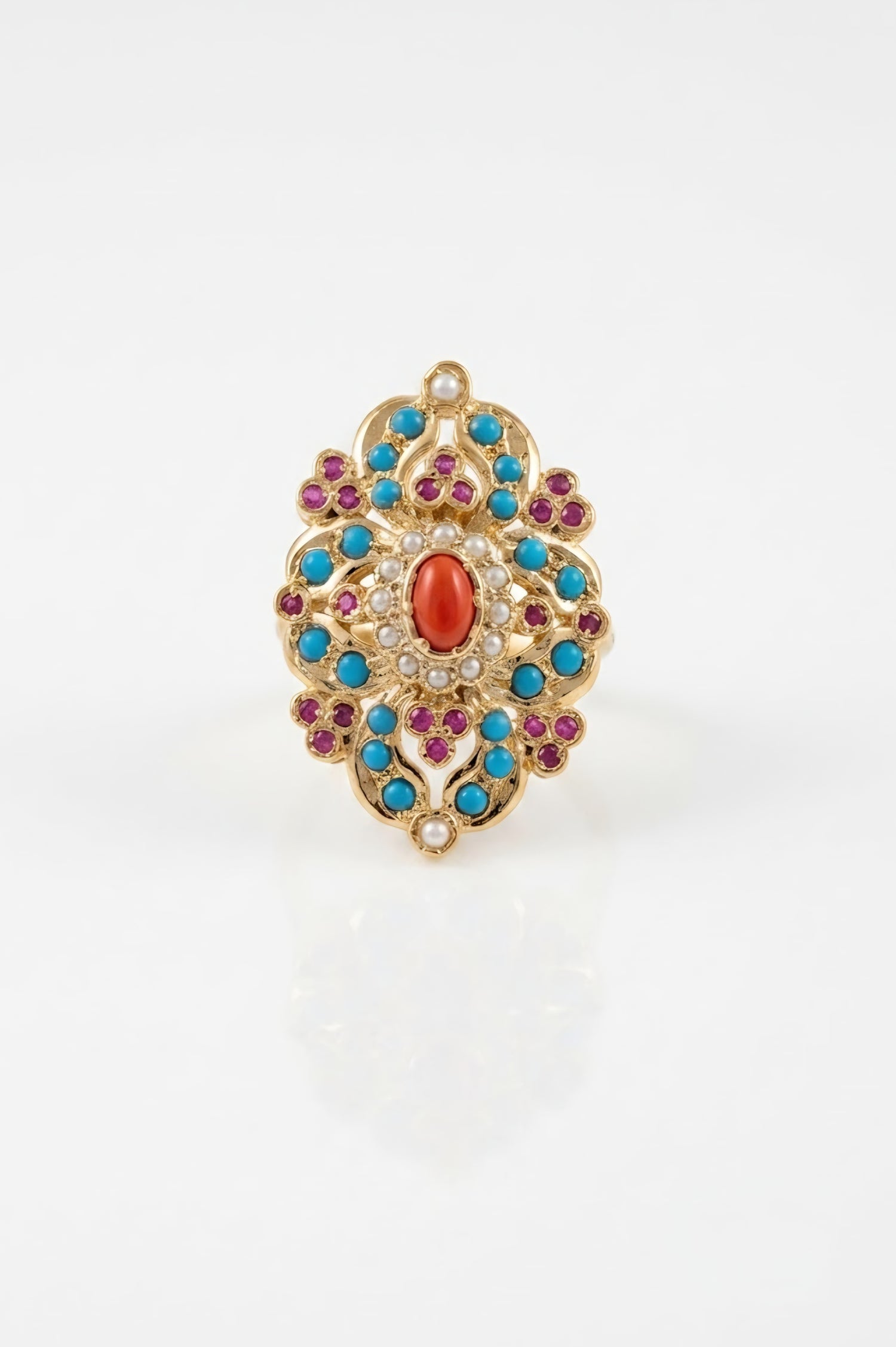 Noorain coral combo set