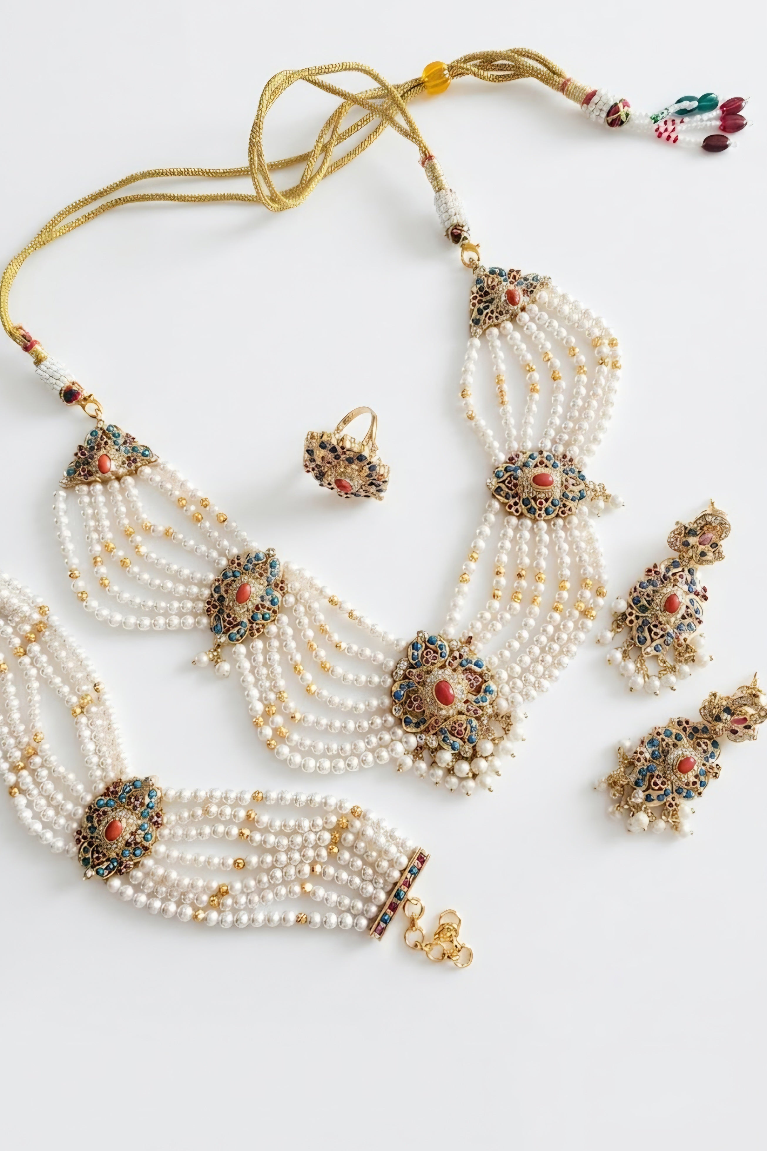 Noorain coral combo set