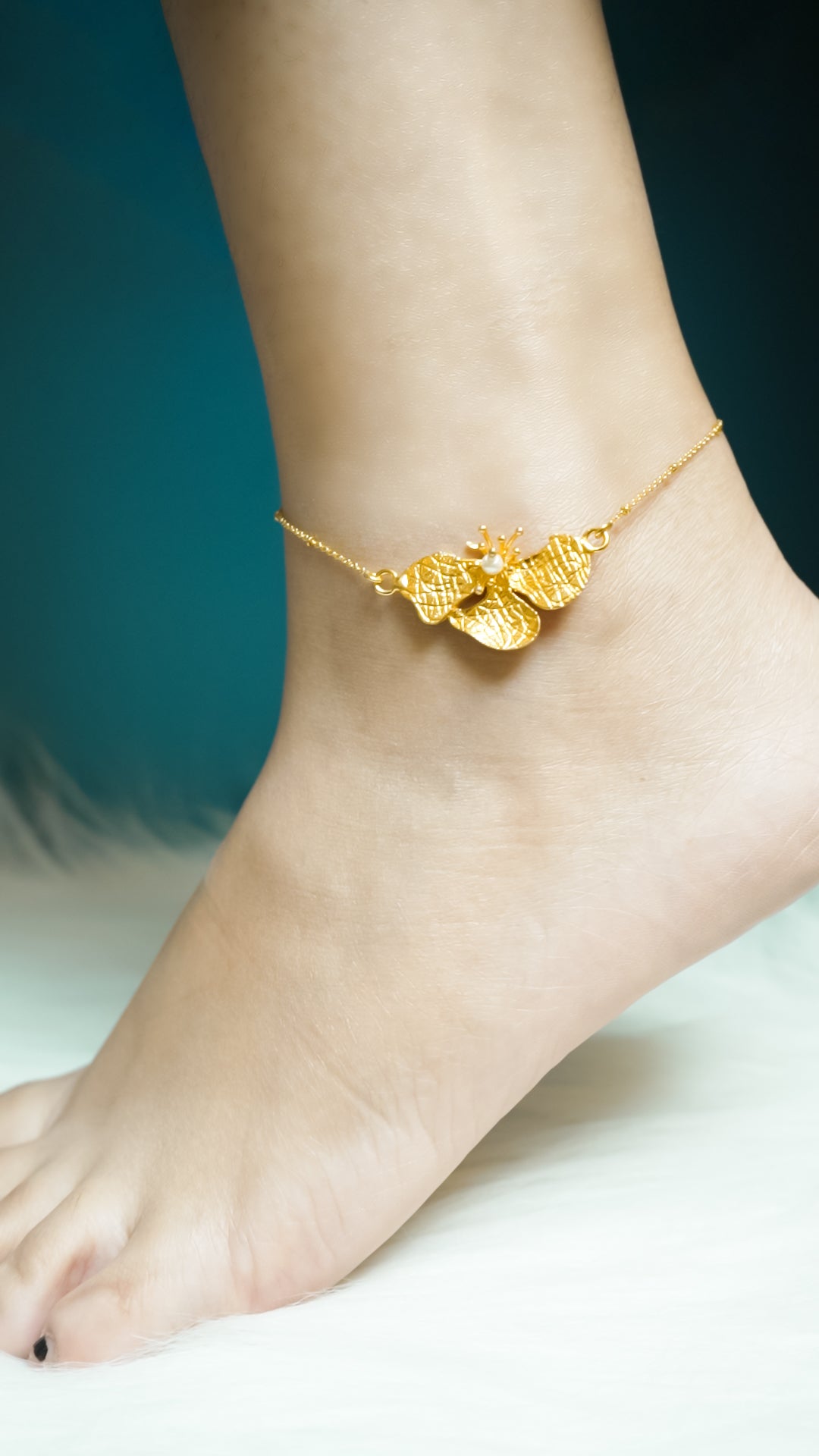 "Bloom and Soar" anklet