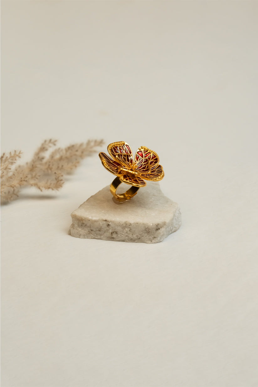 Fierce Flora statement ring