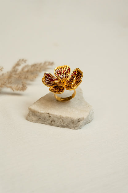 Fierce Flora statement ring