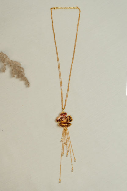 Imperfectly perfect me long necklace