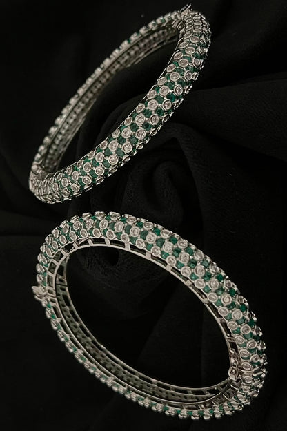 Gulshan-e-Zamarrud Openable Bangles,2.6 inches openable