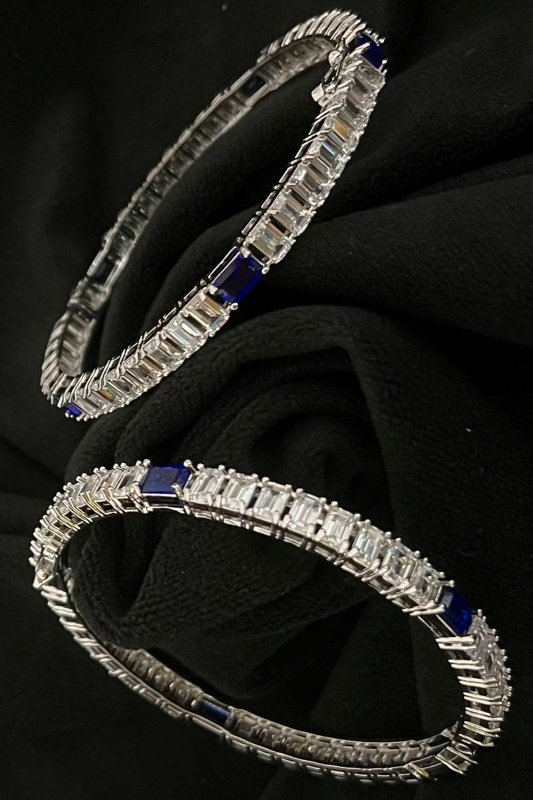 Noor-e-Neelam Openable Bangles,2.6 inches