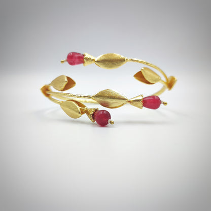 Inaaya Rose Red Openable Bracelet