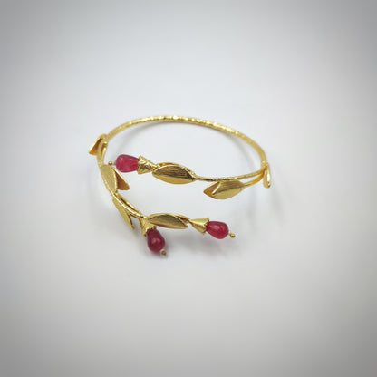 Inaaya Rose Red Openable Bracelet