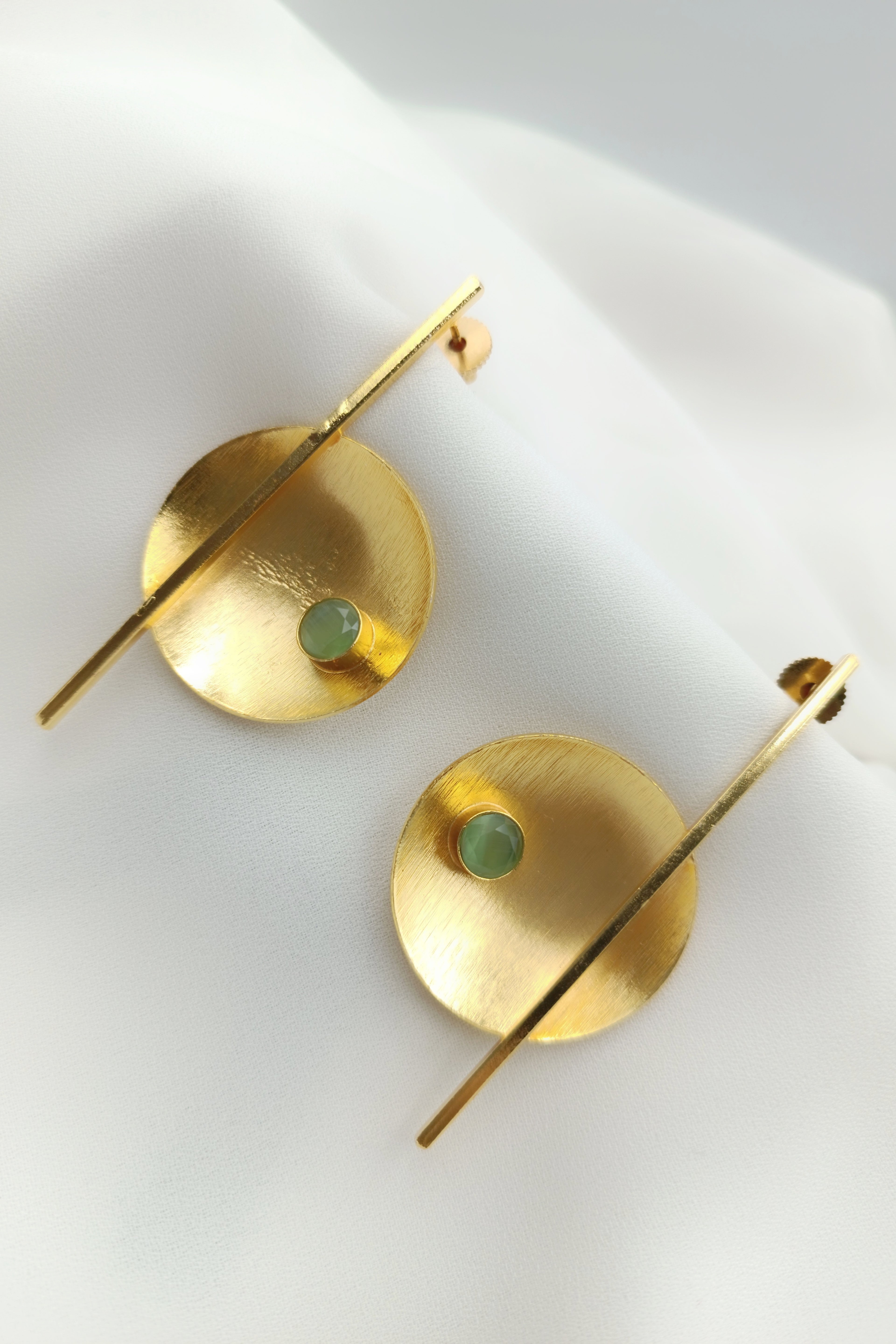 Luca Natural Stone Statement Earrings