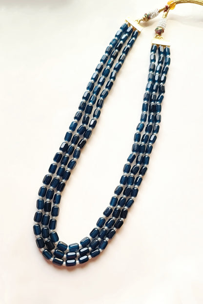 Surubhi blue layer mala