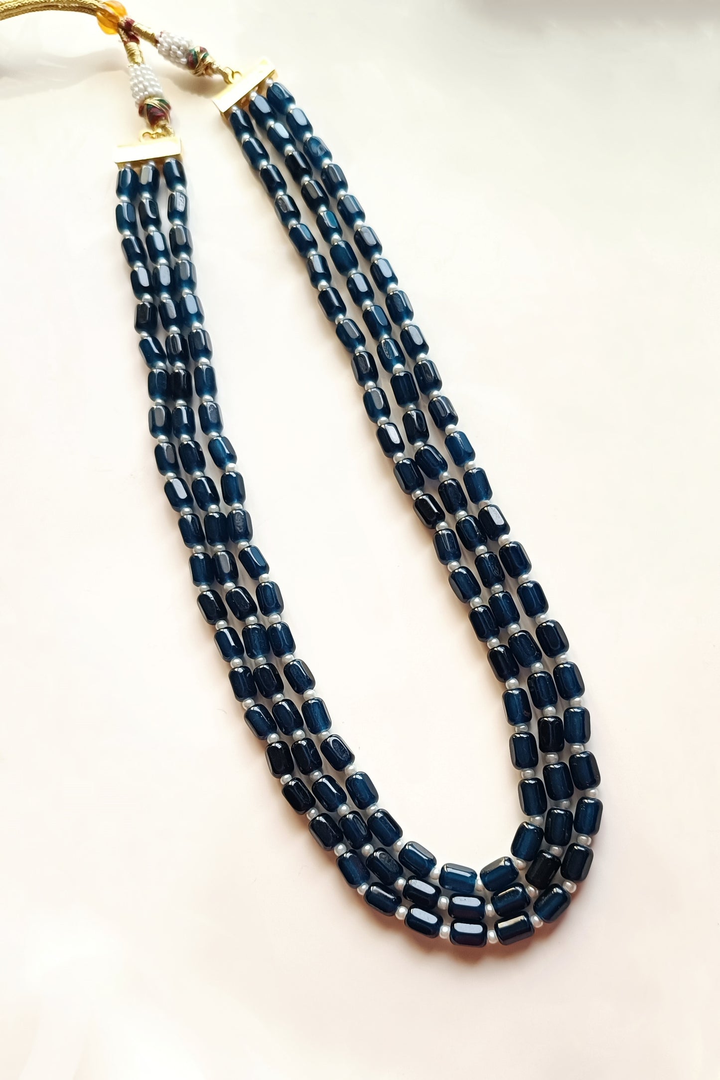 Surubhi blue layer mala