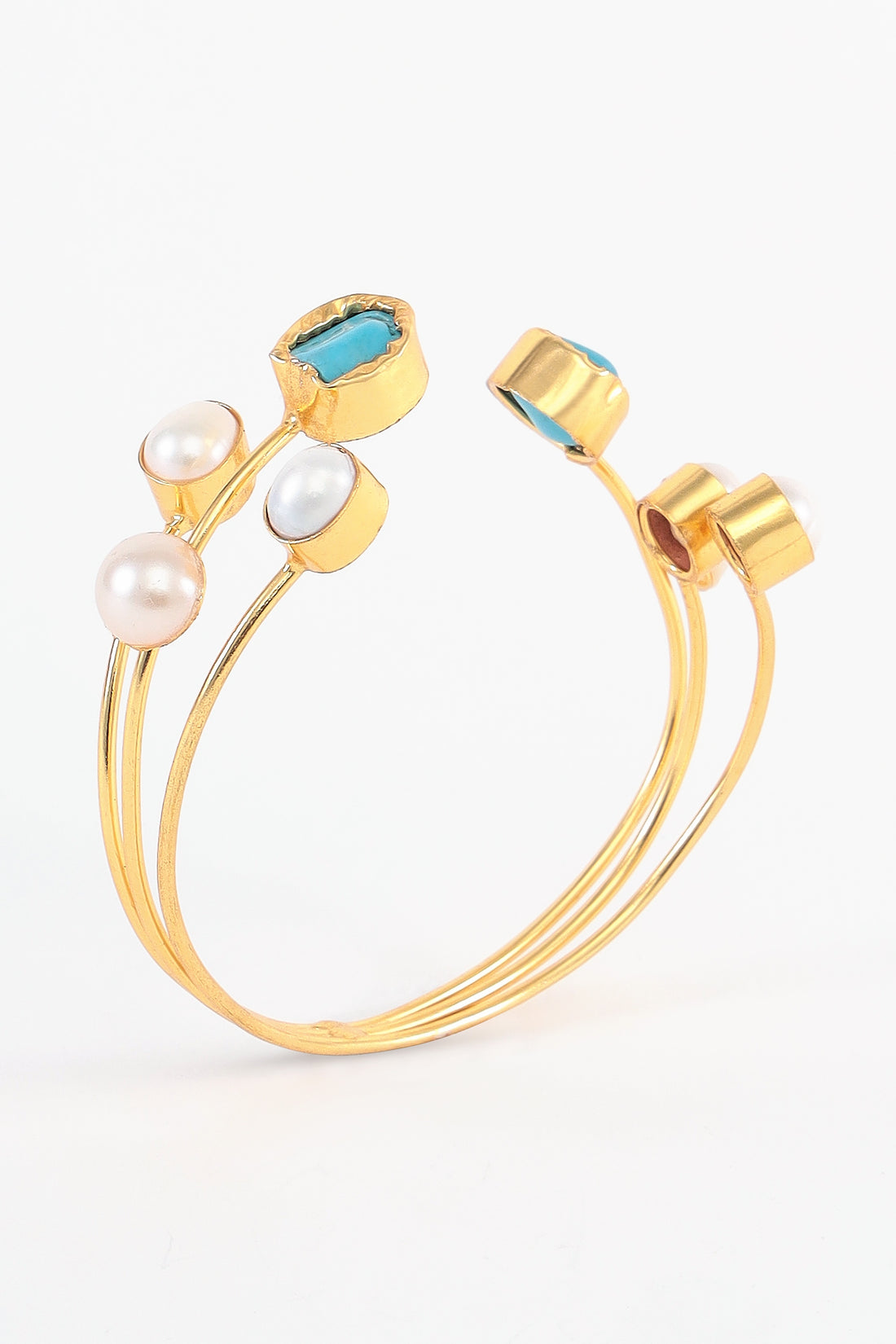 Rhythm Turquoise openable bracelet