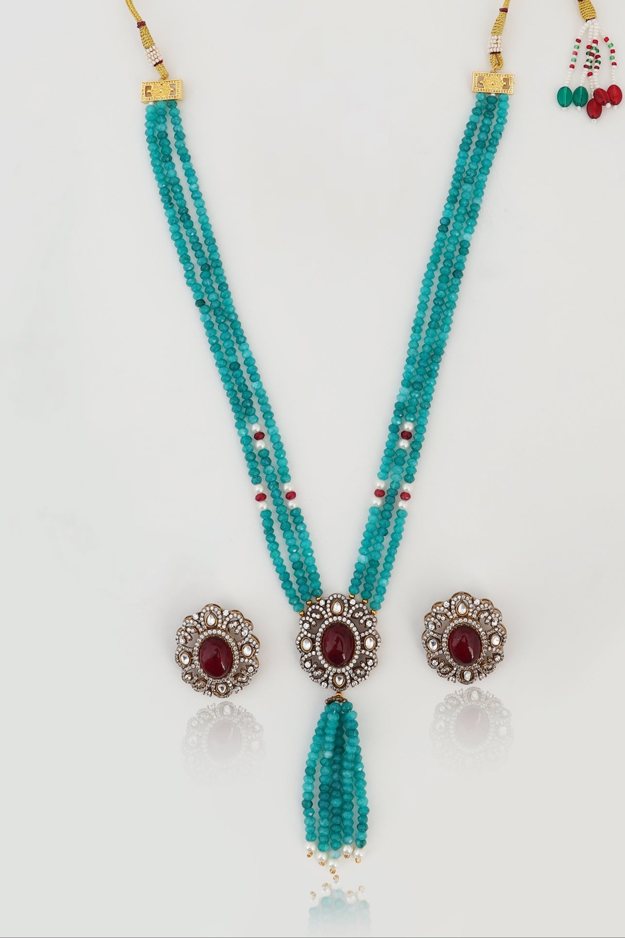 Eliza Victorian long necklace set