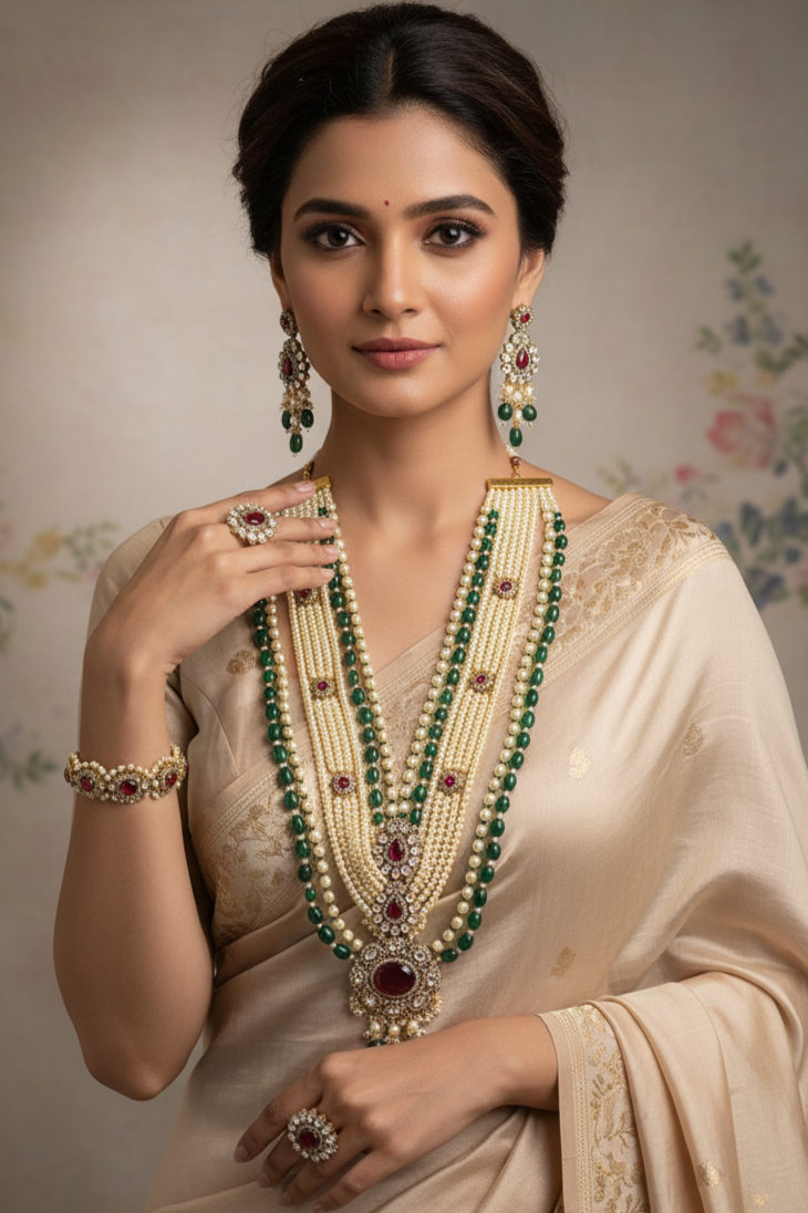 Jaan-e-mehfil ( Necklace and earrings)