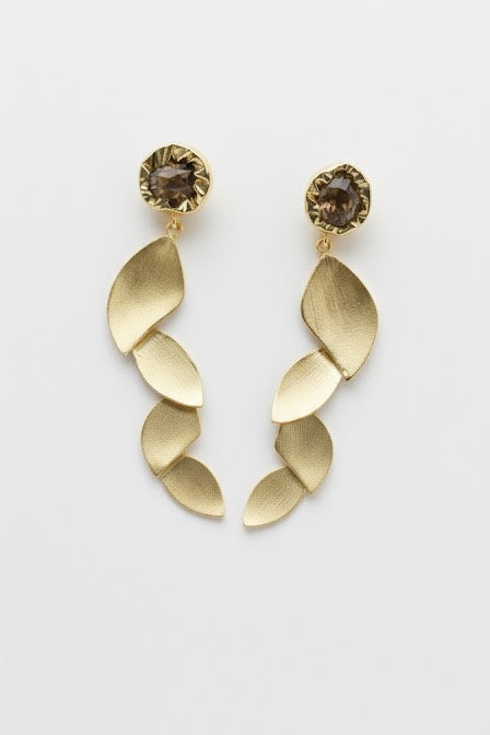 Roxy Natural Stone Statement Earrings