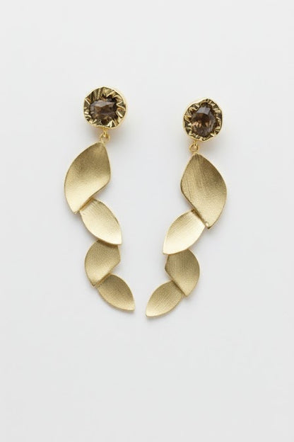 Roxy Natural Stone Statement Earrings