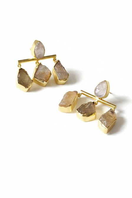 Define Your Journey Natural Stone Earrings