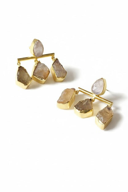 Define Your Journey Natural Stone Earrings