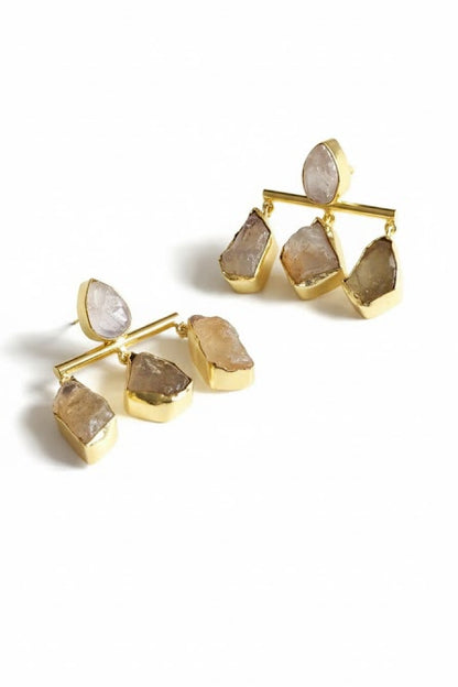 Define Your Journey Natural Stone Earrings