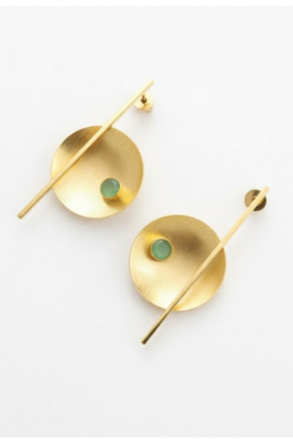 Luca Natural Stone Statement Earrings
