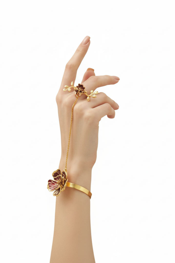 Floral Wings of Strength bracelet