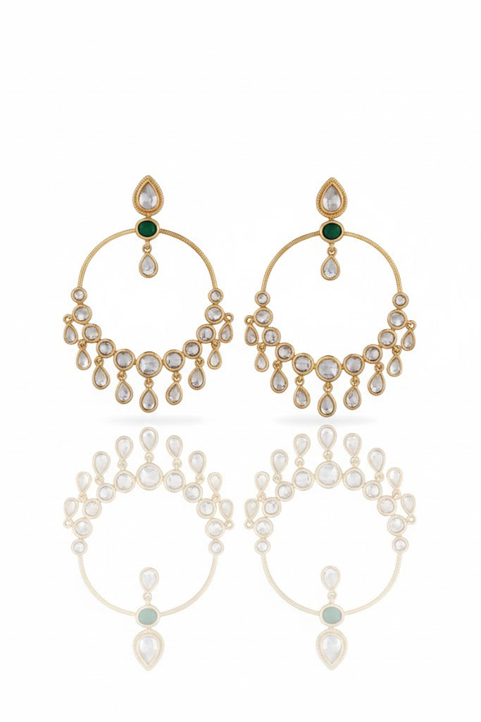 Noor moissanite earrings