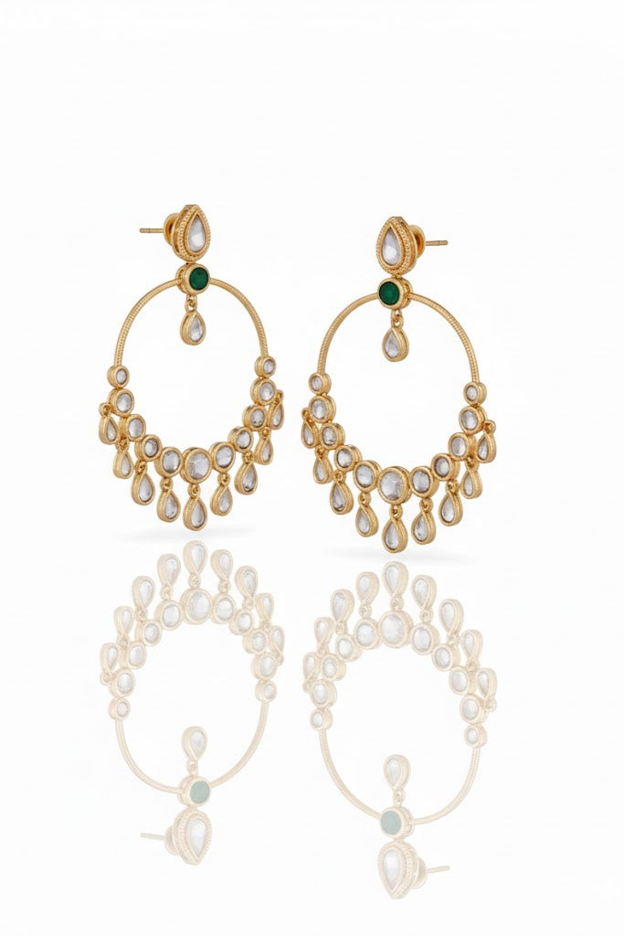 Noor moissanite earrings