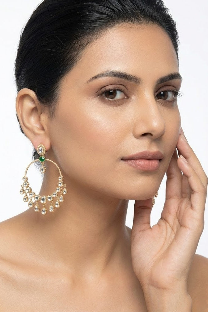 Noor moissanite earrings