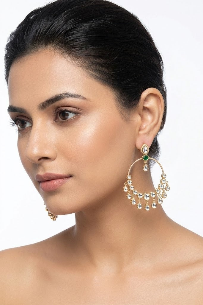 Noor moissanite earrings