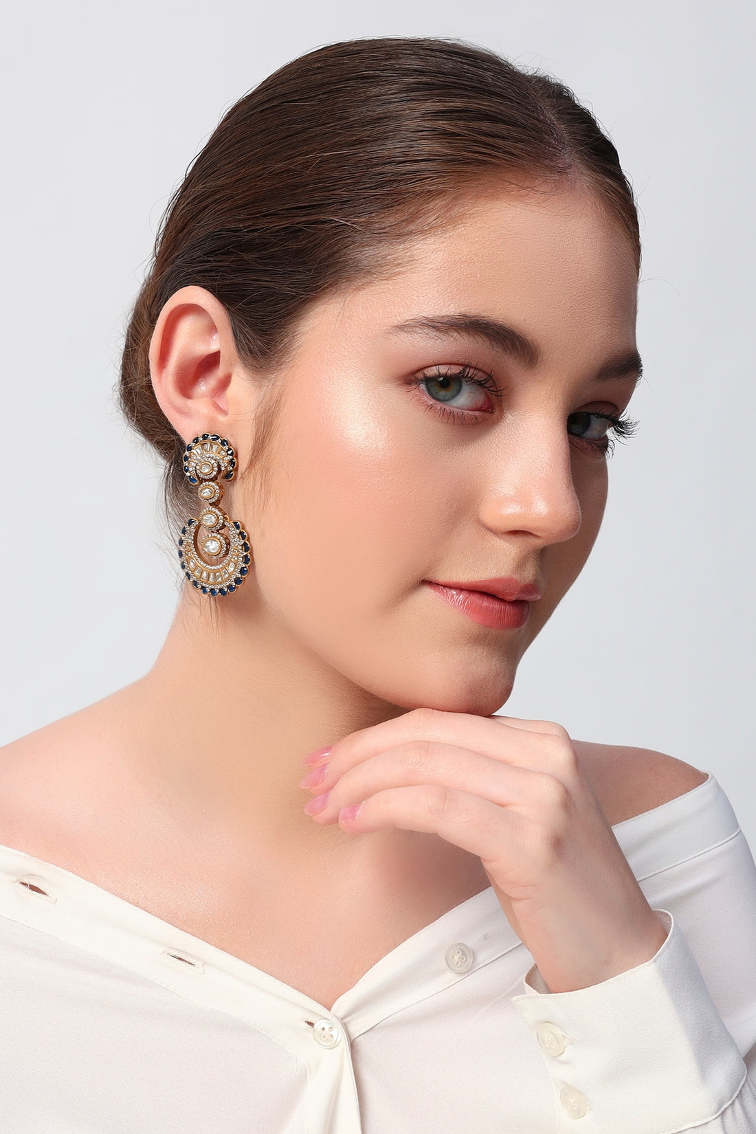 Kim saphire earrings